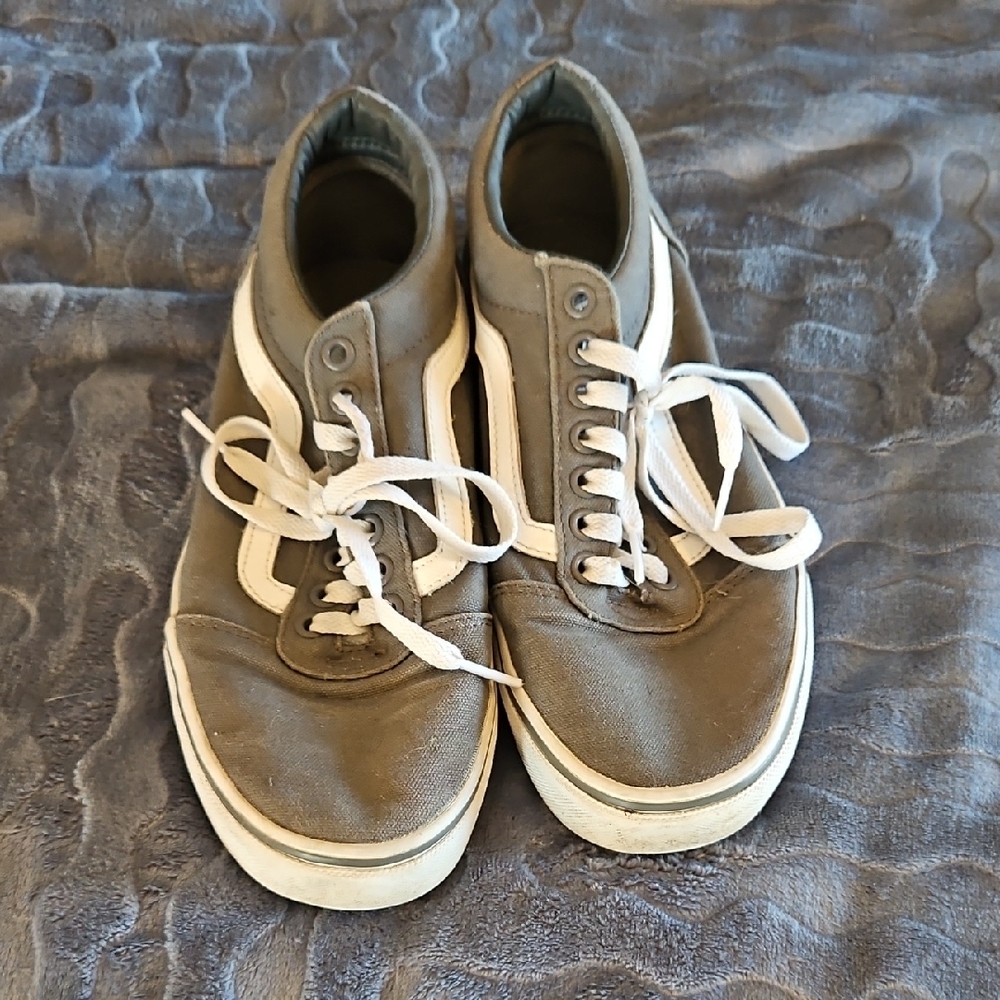 Gray Canvas Men's Shoes